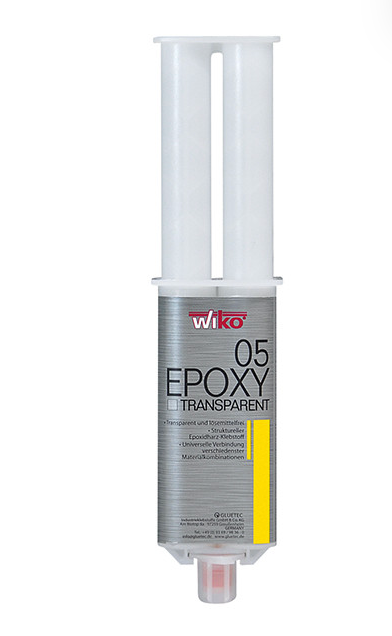 Gluetec Epoxy 05 Transparent Klebekartusche 25ml Gluetec Epoxy 05 Transparent Klebekartusche 25ml