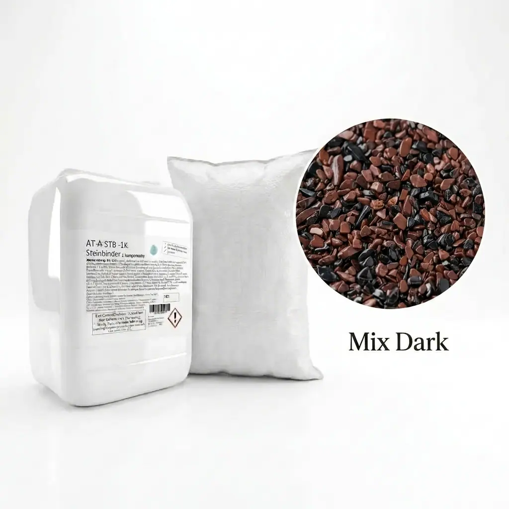 Steinteppich Set | Mix Dark | 2,5m² 