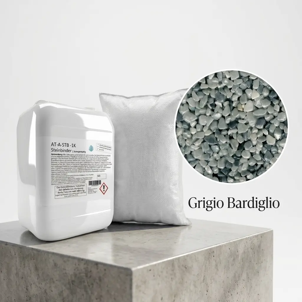 Steinteppich Set| Grigio Bardiglio | 2,5m² Steinteppich Set| Grigio Bardiglio | 2,5m²