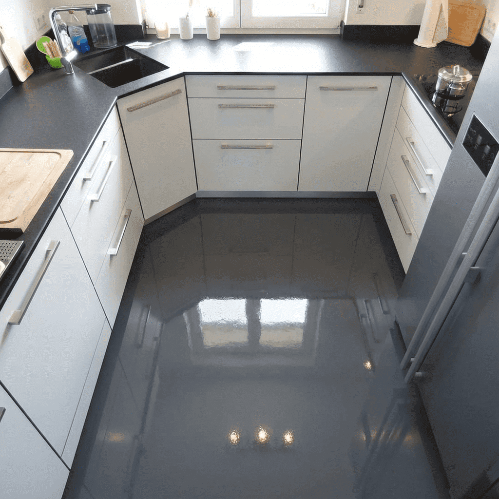 Epoxidharz-Bodenbeschichtung AT-EDF100 all RAL Farben Langsame Härtung