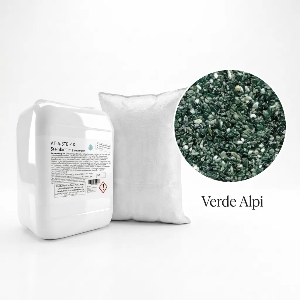 Steinteppich Set| Verde Alpi | 2,5m² Steinteppich Set| Verde Alpi | 2,5m²