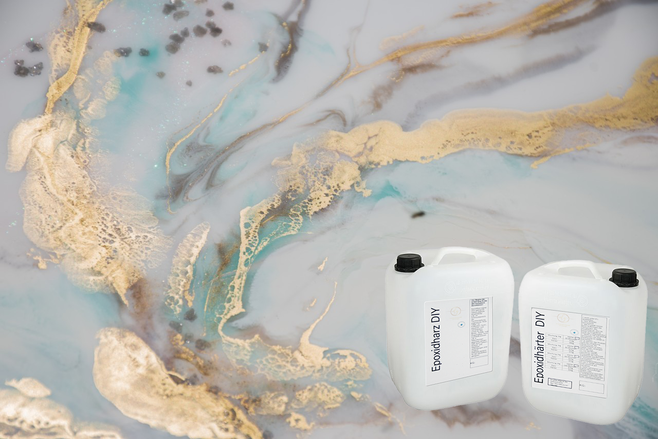 Epoxidharz DIY-Concept - Harz+Härter im Set - 1,2kg