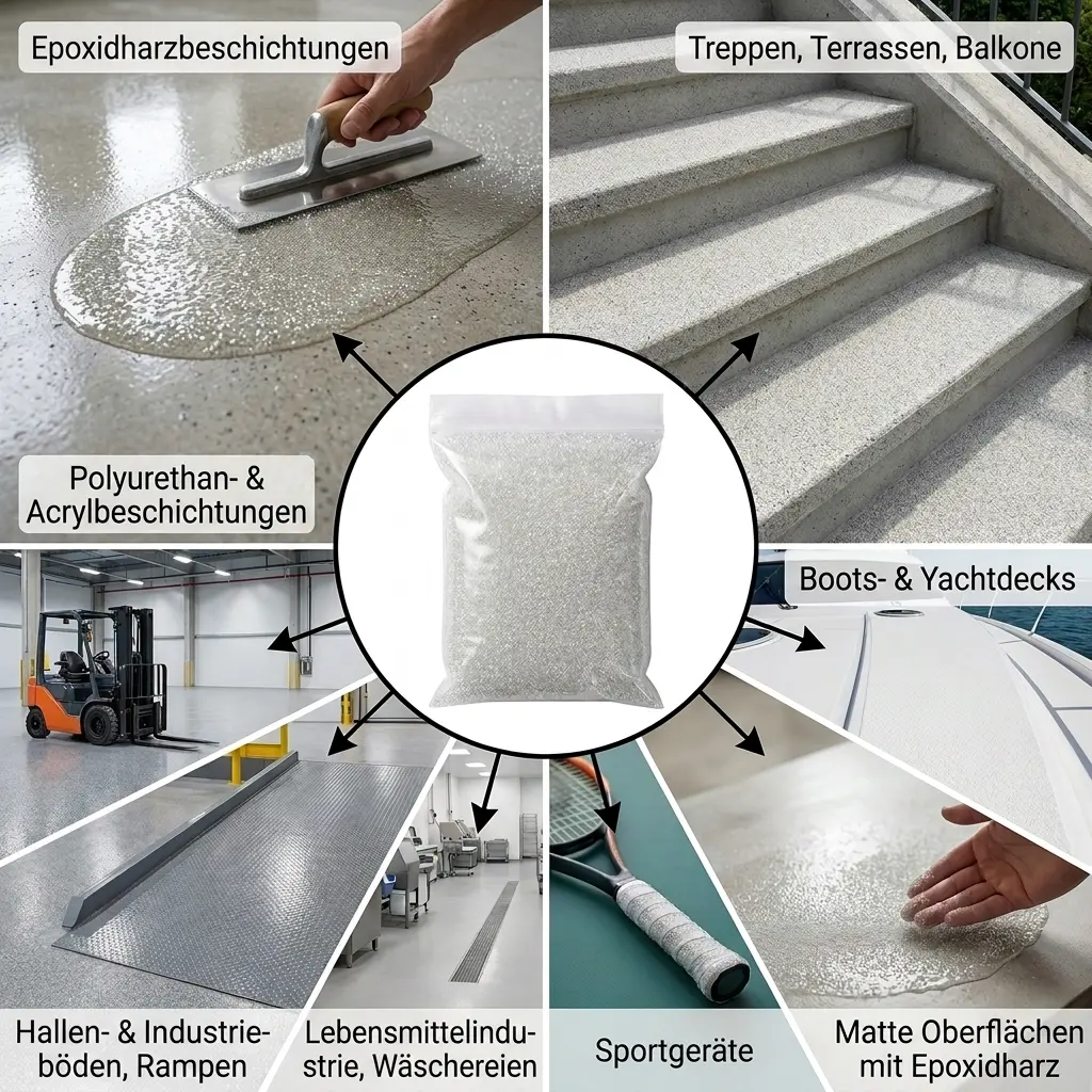 Glasperlen in Epoxidharz Glasperlen in Epoxidharz