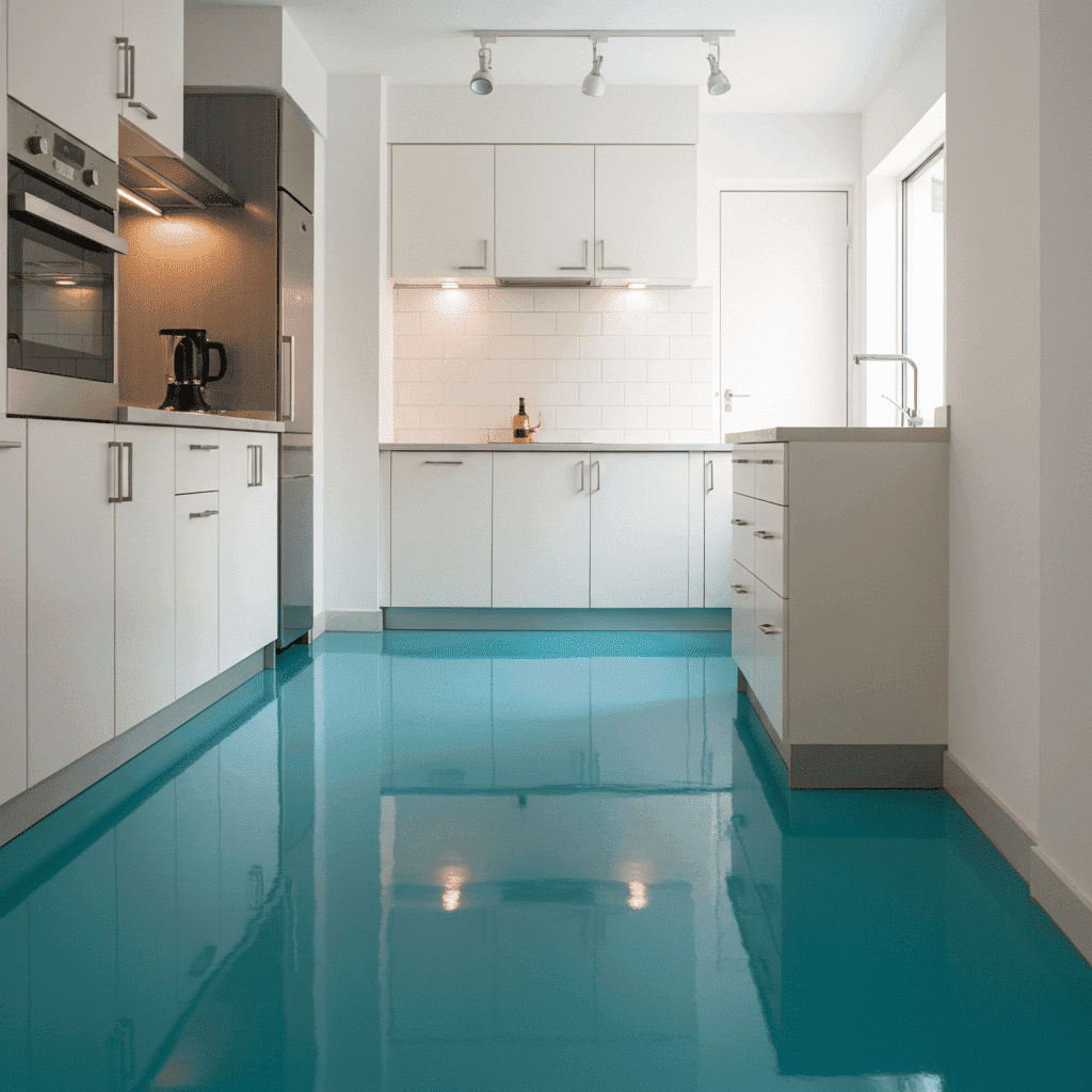 Epoxidharz-Bodenbeschichtung AT-EDF100 all RAL Farben Langsame Härtung Epoxidharz-Bodenbeschichtung AT-EDF100 all RAL Farben Langsame Härtung