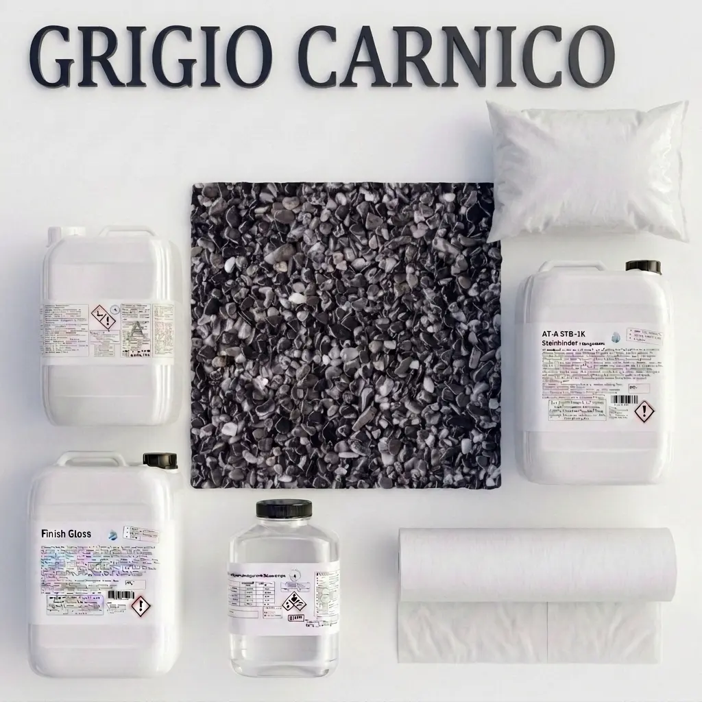 PRO | Steinteppichset| Vlies 1m² in Grigio Carnico PRO | Steinteppichset| Vlies 1m² in Grigio Carnico