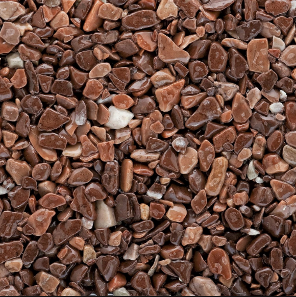 High-end-Steinteppichset für 10m² mit Vlies|Marrone