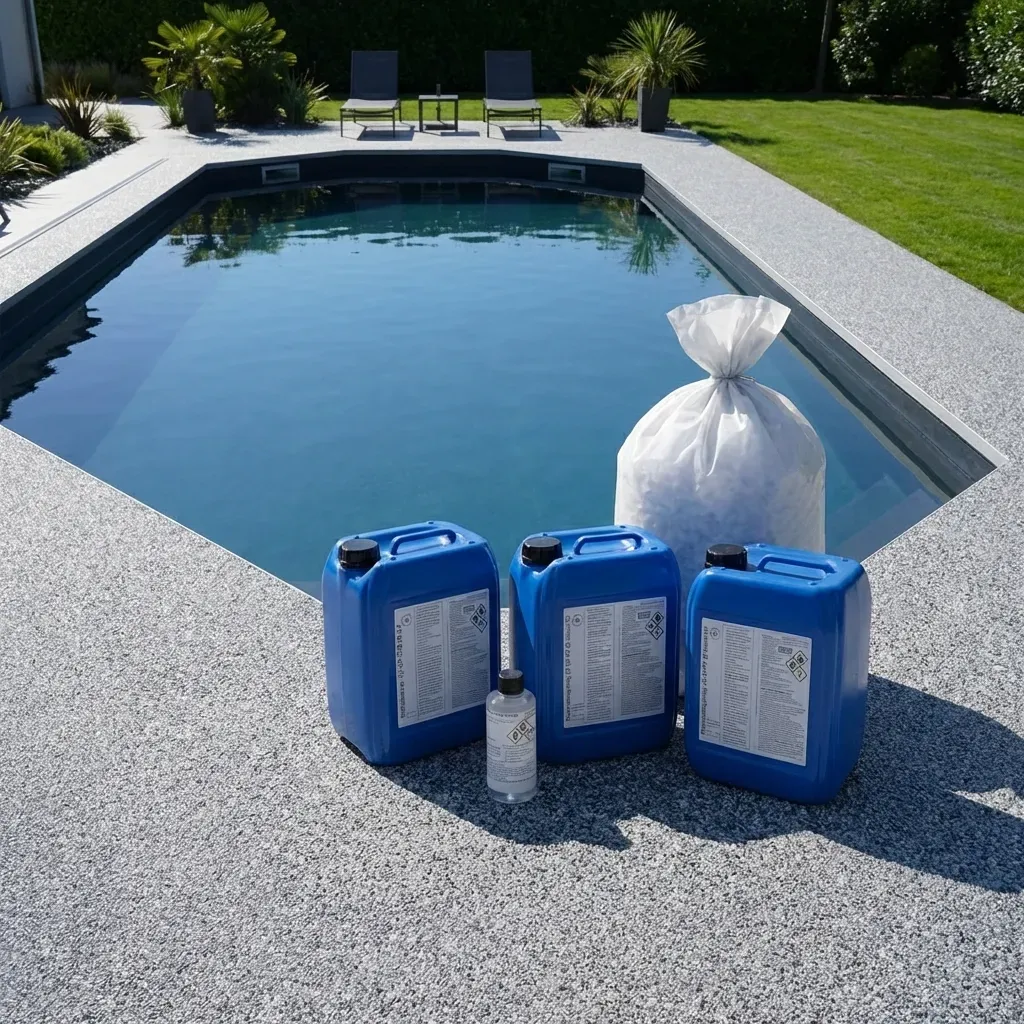 Poolsystem Steinteppich für ca. 10m² Poolsystem Steinteppich für ca. 10m²