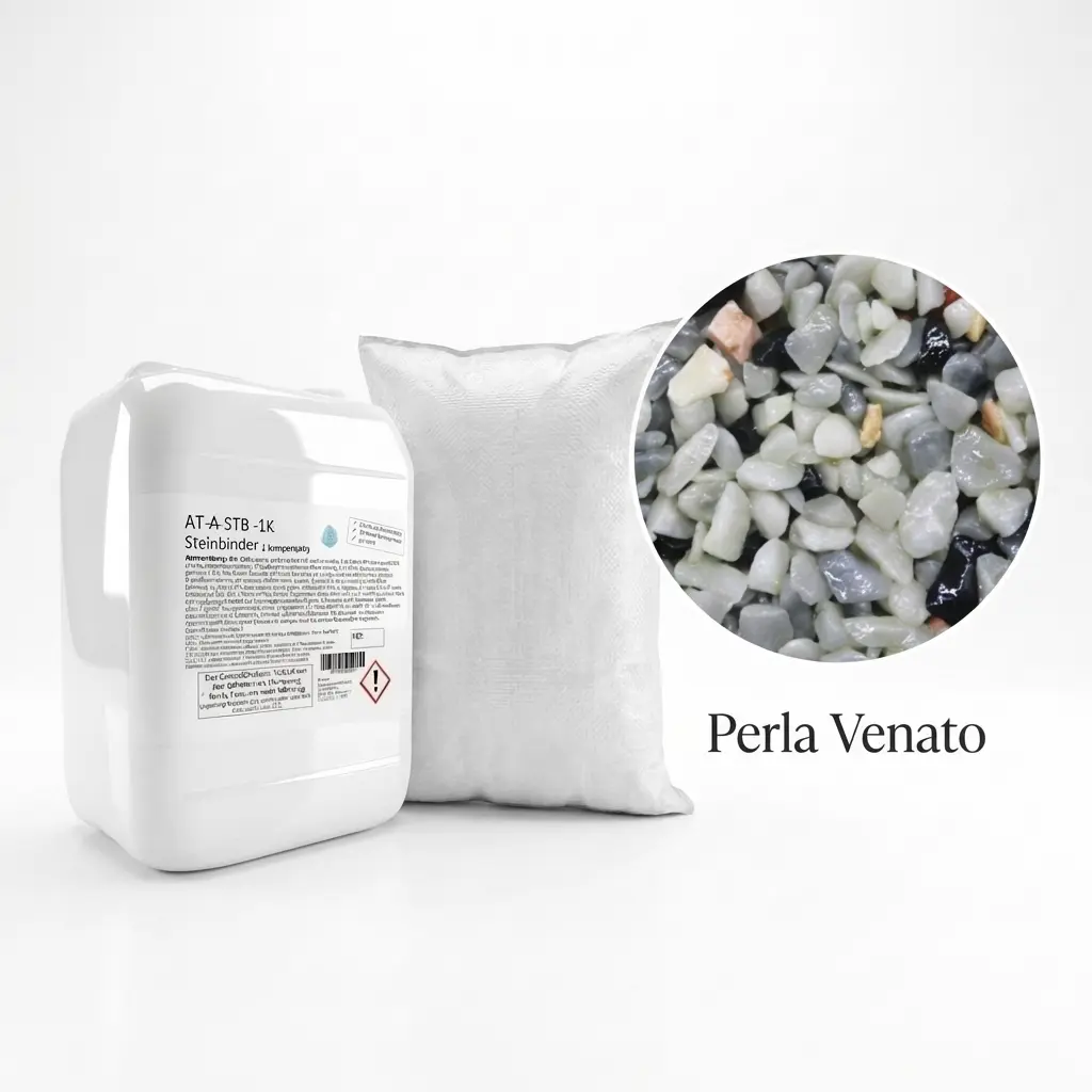 Steinteppich Set| Perla Venato| 2,5m²