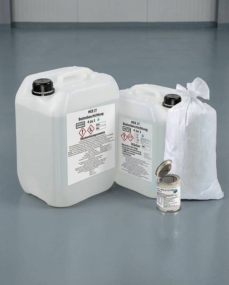 3K-Garagenbeschichtung Epoxid AT-EDF30 - 20kg für bis zu 100m² - Fehgrau RAL7000 3K-Garagenbeschichtung Epoxid AT-EDF30 - 20kg für bis zu 100m² - Fehgrau RAL7000