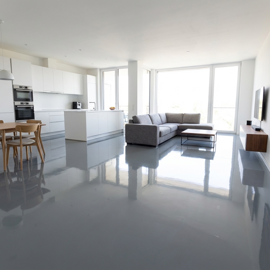 3K-Garagenbeschichtung Epoxid AT-EDF30 - 20kg für bis zu 100m² - Mausgrau RAL7005