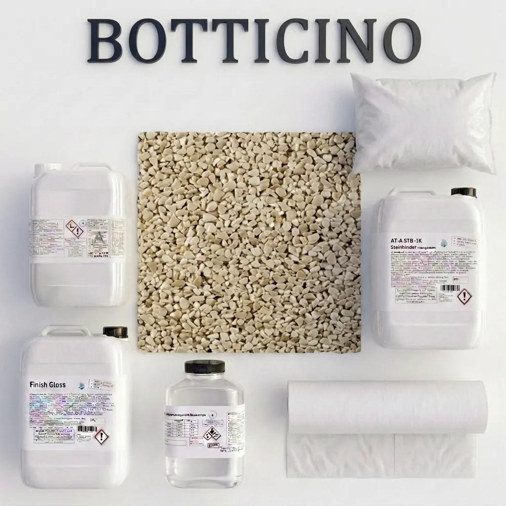 Steinteppich Profi-Set Vlies |Botticino | 2,5m² 