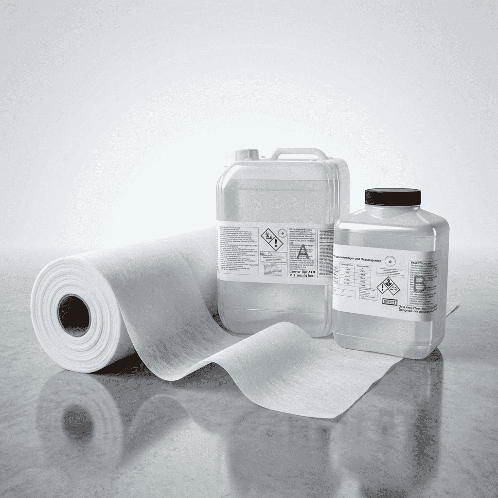 GFK-SET: 1 kg Epoxidharz + GFK Vlies 30g/m²