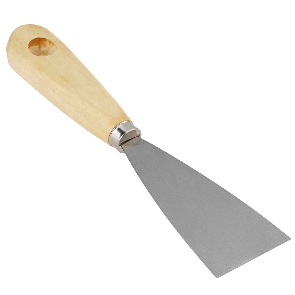 Spachtel mit Holzgriff aus Edelstahl 50mm Spachtel mit Holzgriff aus Edelstahl 50mm