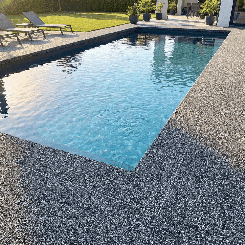 Steinteppich Pool & Umrandung Set | 50kg Marmor | Primer | Binder | Versiegelung | ca. 5m² Steinteppich Pool & Umrandung Set | 50kg Marmor | Primer | Binder | Versiegelung | ca. 5m²