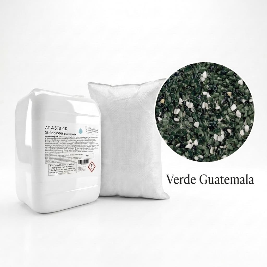 Steinteppich Set| Verde Guatemala | 2,5m² 