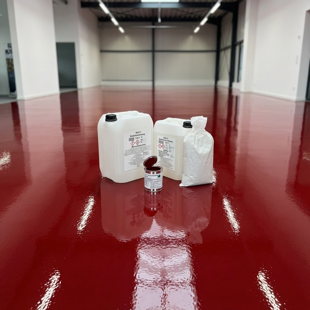 3K-Garagenbeschichtung Epoxid AT-EDF30 - 20kg für bis zu 100m² - Purpurrot RAL3004 3K-Garagenbeschichtung Epoxid AT-EDF30 - 20kg für bis zu 100m² - Purpurrot RAL3004