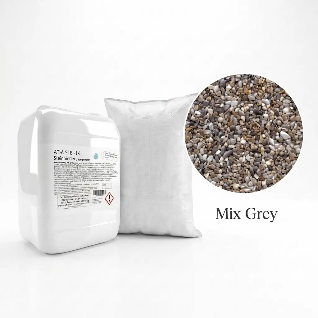 Steinteppich Set| Mix Ochi Bardiglio | 2,5m² 