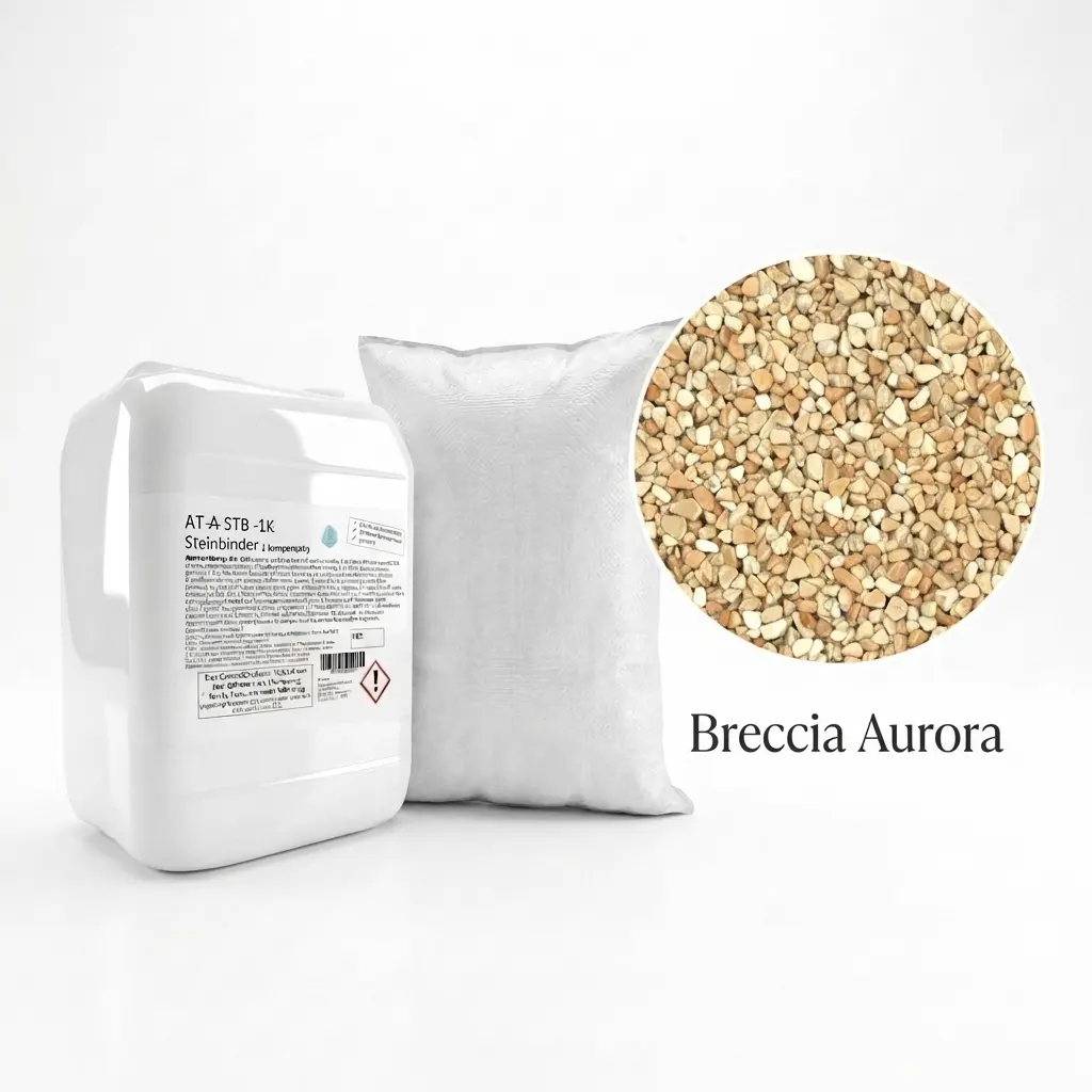 Steinteppich Set| Breccia Aurora | 2,5m² Steinteppich Set| Breccia Aurora | 2,5m²