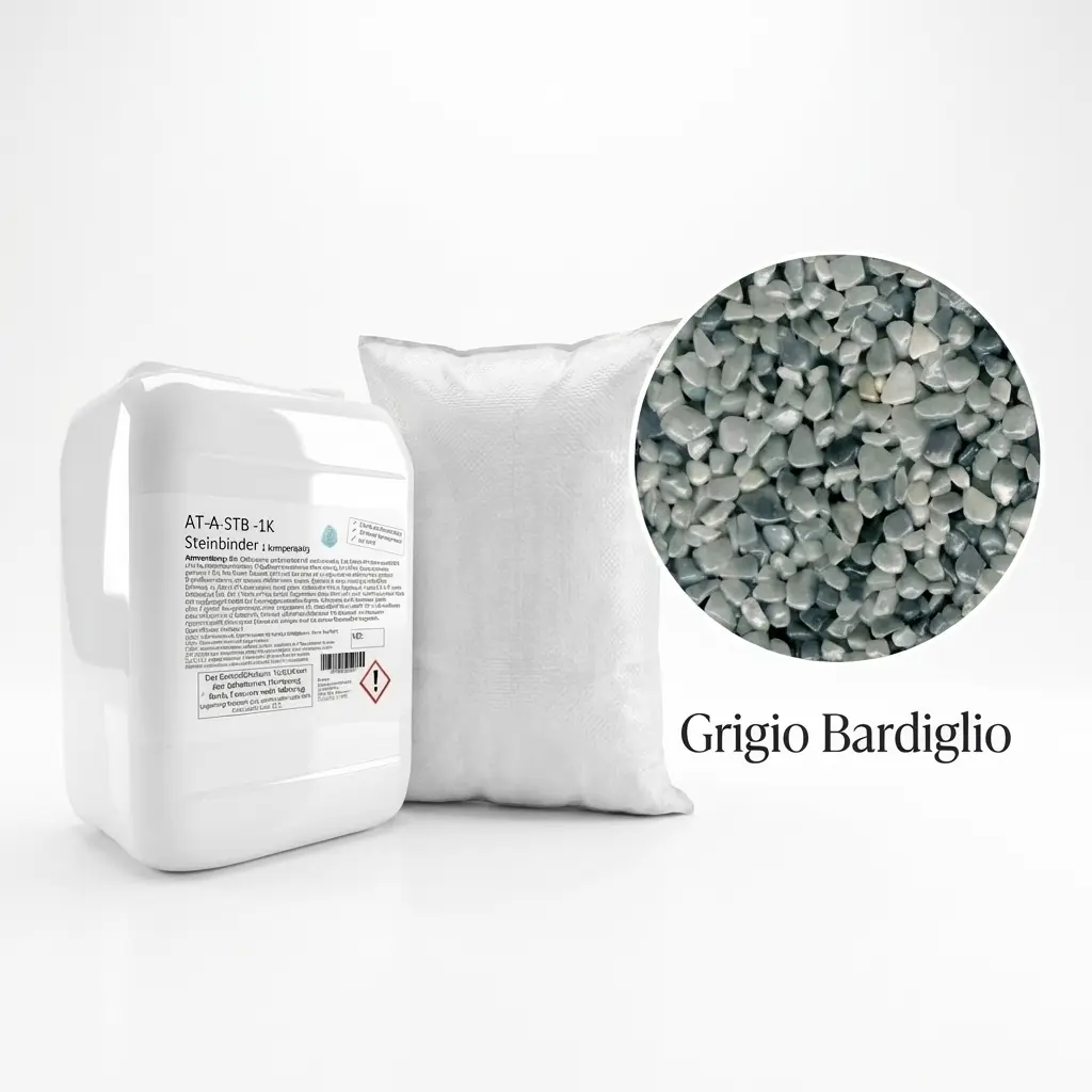 Steinteppich Set| Grigio Bardiglio | 2,5m² Steinteppich Set| Grigio Bardiglio | 2,5m²