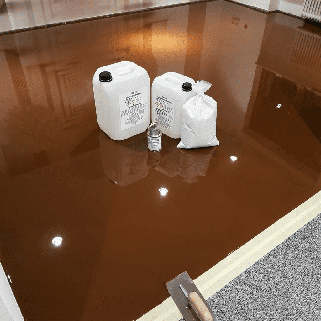 Epoxidharz-Bodenbeschichtung AT-EDF100 all RAL Farben Langsame Härtung