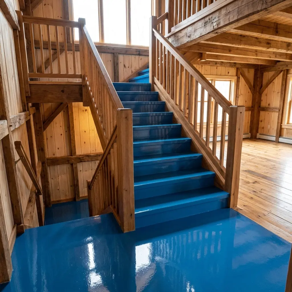 Epoxidharz Bodenbeschichtung AT-EDF 100| Ultramarinblau